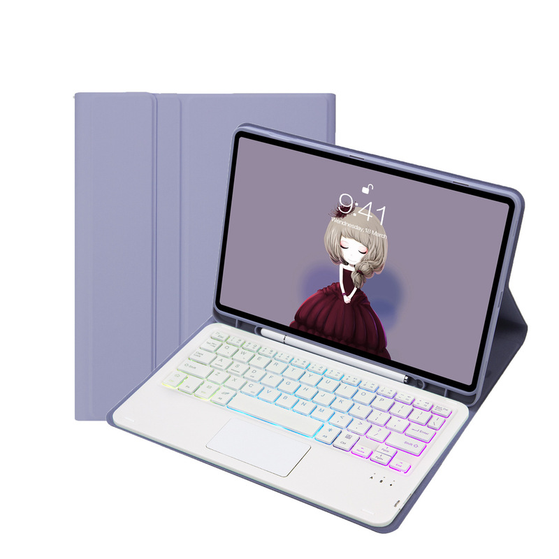 For 2024 MatePad11.5S TPU shell three-color touch backlight Bluetooth magnetic X8A PRO keyboard