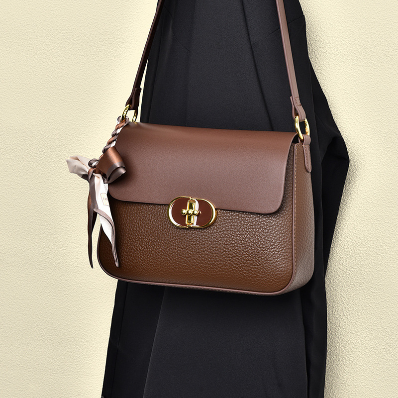 Women's Crossbody Bag, Large Capacity Small Shoulder Bag, Women's Single Shoulder Bag, Brown Underarm Bag, Autumn, Winter, Summer, High-End Style Women's Crossbody Bag, Large Capacity Small Shoulder Bag, Women's Single Shoulder Bag, Brown Underarm Bag, Autumn, Winter, Summer, High-End Style