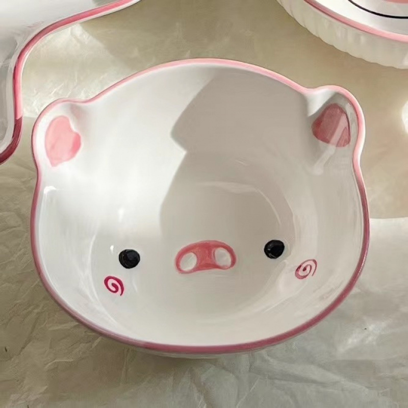 【1개】돼지 모양의 그릇