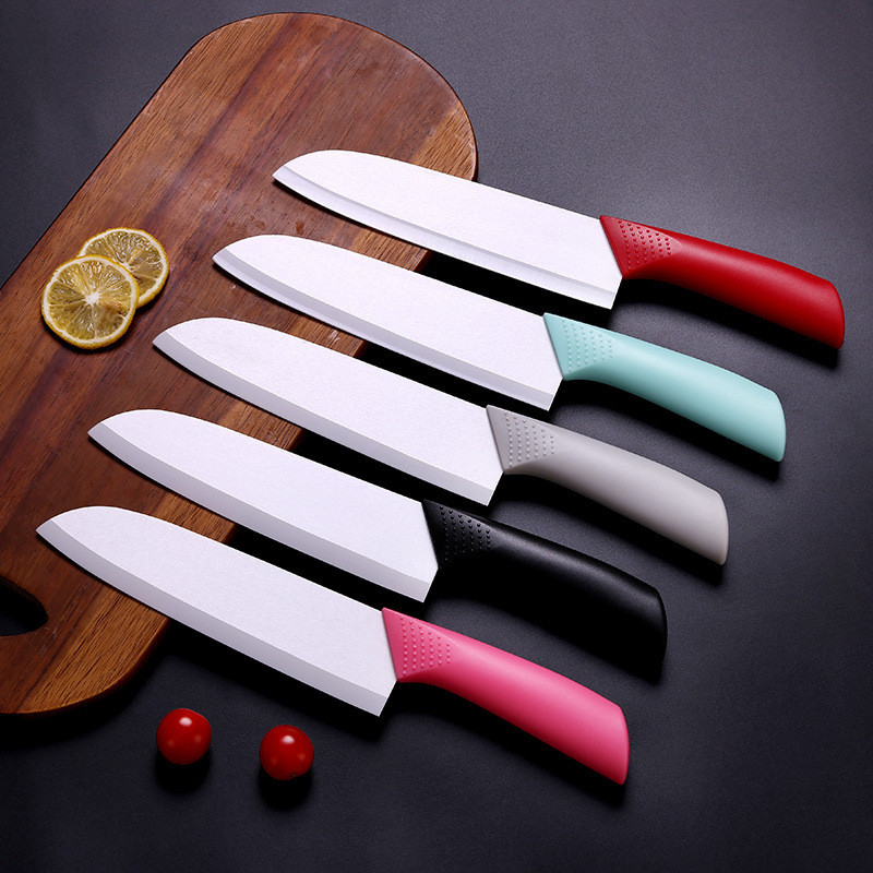 Cuchillo de cocina cuchillo de cerámica transfronteriza cuchillo de cerámica cuchillo de corte cuchillo de regalo de cerámica cuchillo de cocina de frutas y verduras 7 pulgadas al por mayor