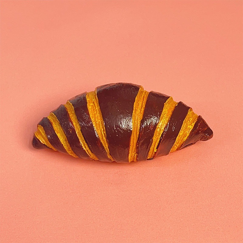 Creatividad de derechos de autor en línea gran tamaño de comida para jugar resina pegatinas de decoración para el hogar pegatinas de postre de pastel de simulación fábrica de stock