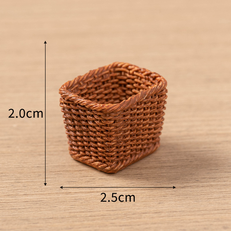 Muebles tejidos de bambú resina decoración silla de bambú recogedor cesta de pescado de bambú olla artesanía creativa decoración del hogar accesorios