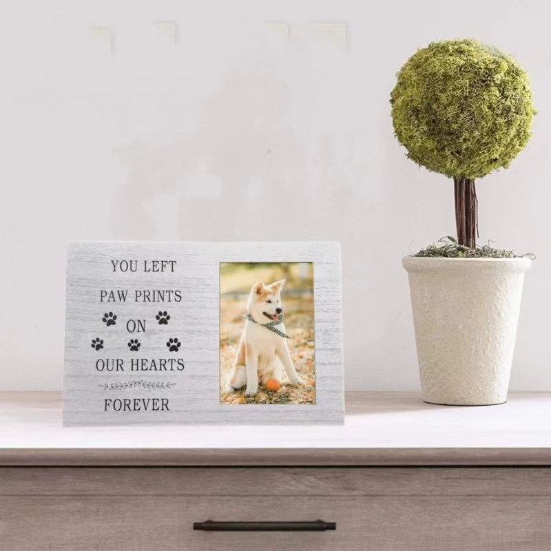 Трансграничная горячая распродажа деревянная фоторамка подвеска деревянная фото-рамка для домашних животных украшение памяти собаки