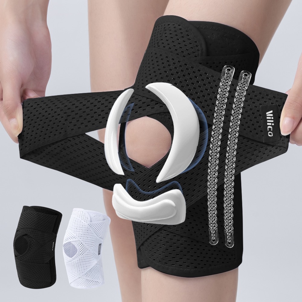 Miếng đệm đầu gối mùa hè VILICO Nhật Bản bảo vệ đầu gối chấn thương đầu gối mỏng nhẹ thoải mái thoáng khí thể thao đầu gối leo núi