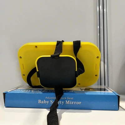 Large field of view rear view auxiliary mirror back-free baby care mirror