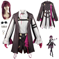 Halloween cosplay anime performance outfit, collapse star dome railway Kafka anime game style women's clothing