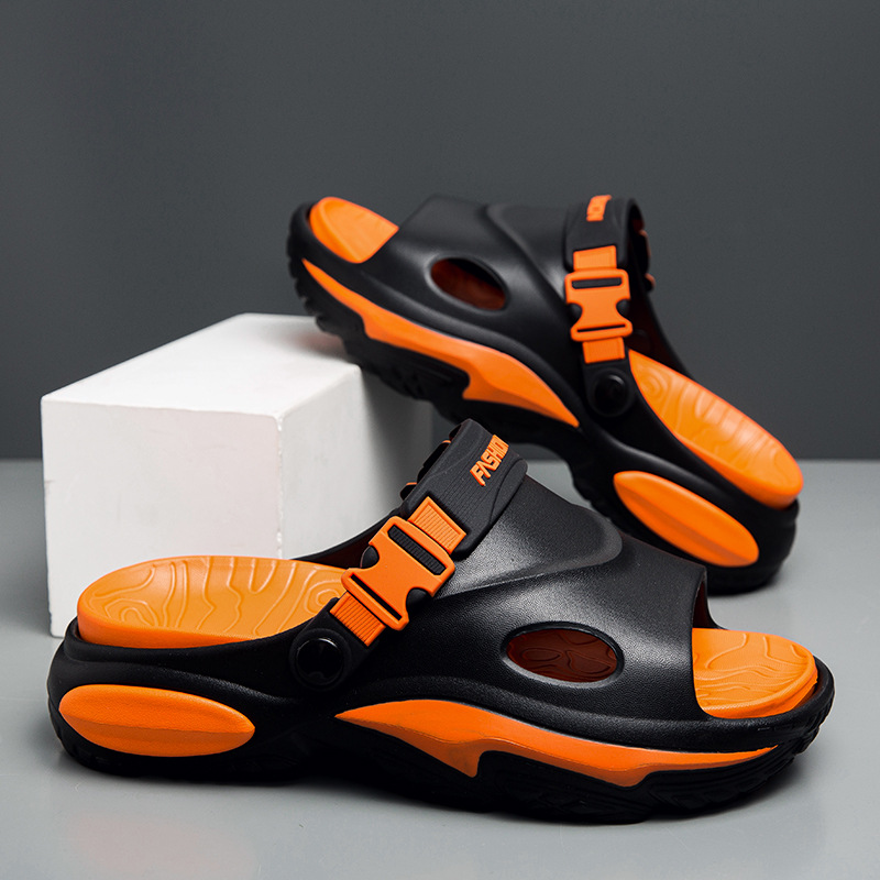 Sandalias ropa de verano para hombres, zapatillas deportivas y de ocio, sandalias de playa de doble uso para conducción al aire libre para hombres