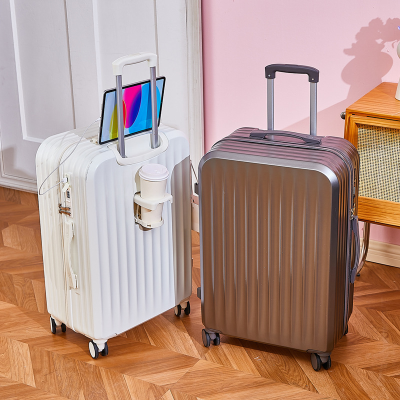 Nueva maleta multifuncional de explosión de fuego con ruedas universales de 20 pulgadas de alto valor de cara, caja de tracción de contraseña de embarque, maleta de cuero