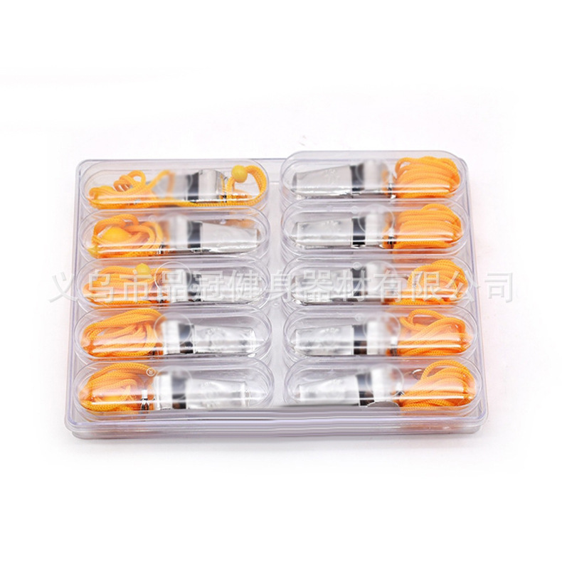 Silbato de metal de acero inoxidable Thunder – para exterior, baloncesto, fútbol, voleibol, árbitro, alto decibelio