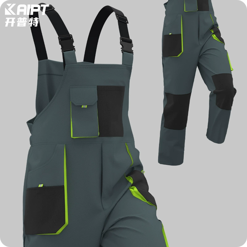 Трансграничный трехмерный комбинезон с большими карманами, комбинезон с принтом на заказ, одинаковые по цвету комбинезоны с несколькими карманами, заводская одежда, одежда для защиты труда