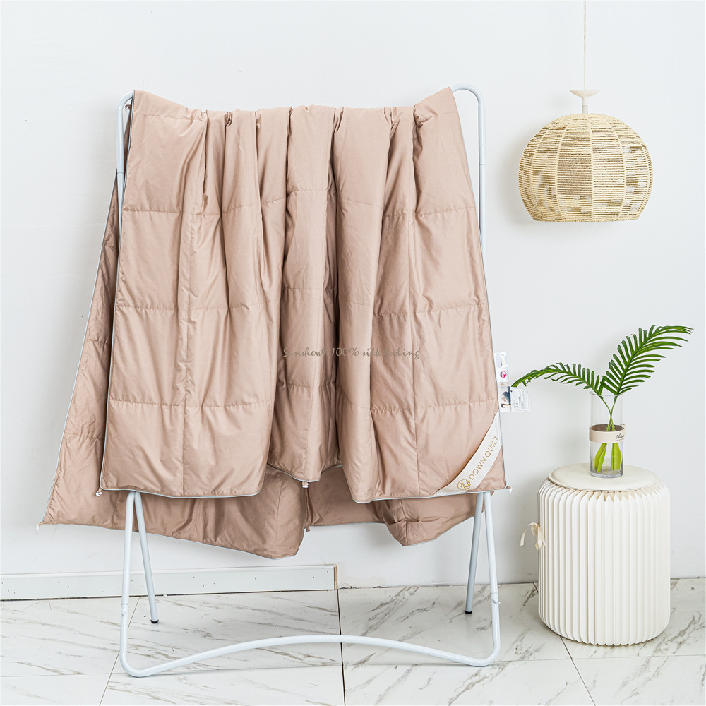 QUILT零压感95白鹅绒被芯夏被/春秋被/子母被 外贸日本酒店羽绒被