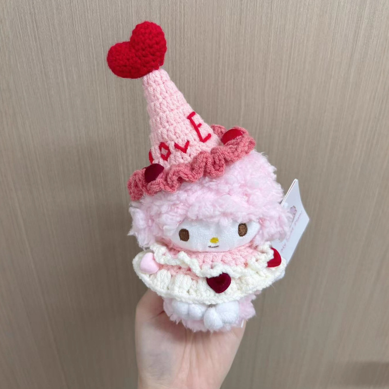 新品钩织泡泡玛特拉布布labubu娃衣情人节可爱挂件公仔衣服套装|undefined