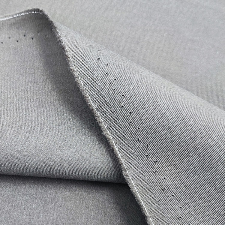 Al por mayor piel de melocotón de color sólido doble twill 100% algodón abrigo de otoño