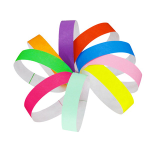 Fiber Paper Wrist Band Meeting Bracelet Entertainment Tickets Bracelet Bar Disposable Wrist Band