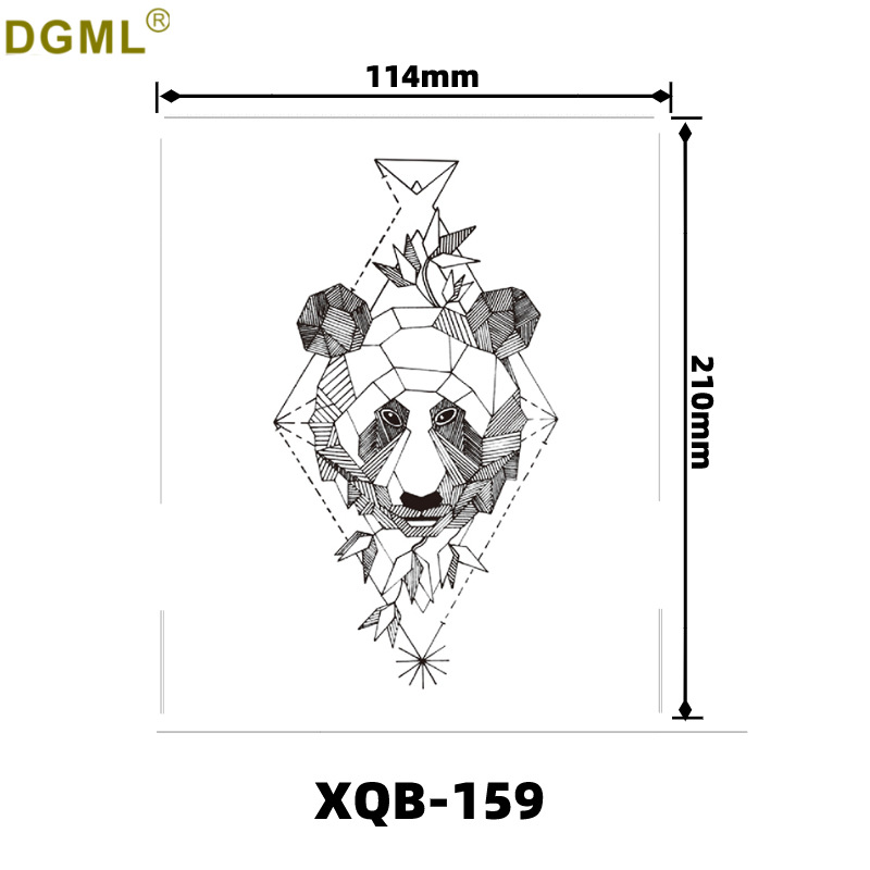 Pegatinas de tatuaje dibujos animados flor brazo pegatinas medio brazo completo oso ciervo divertido transfronterizo color creativo tatuaje pegatinas al por mayor