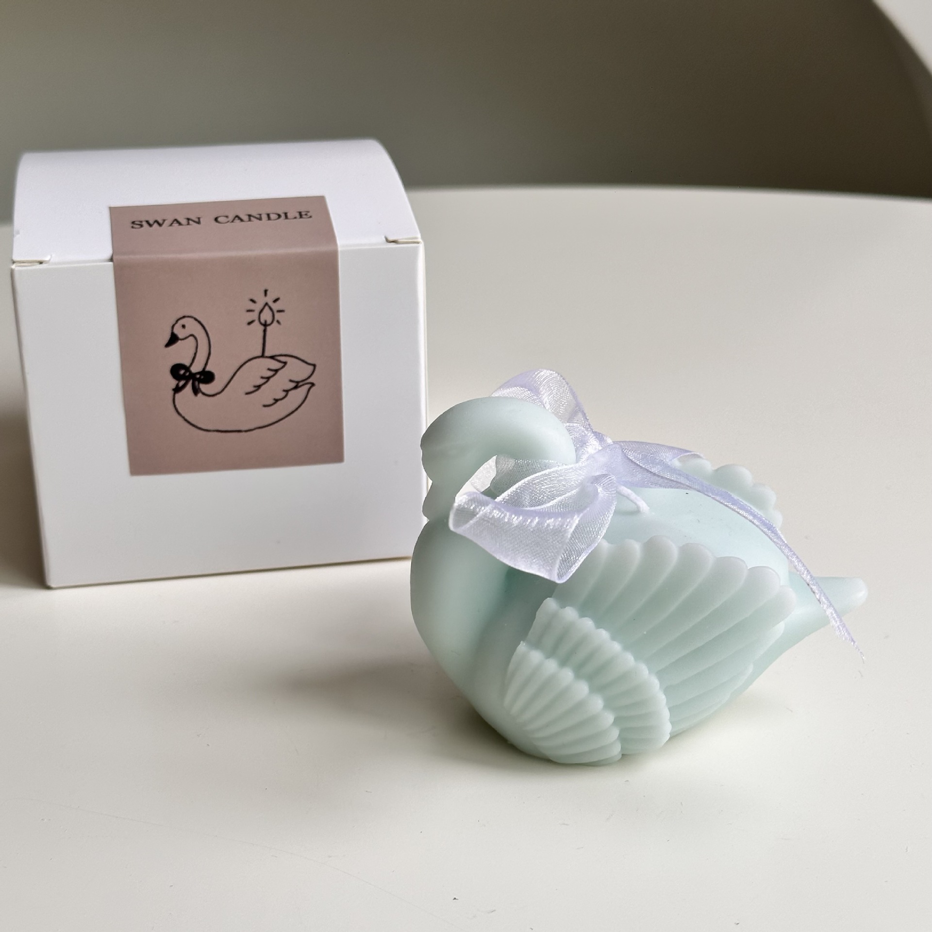 Schwanengöttin-Bankett-Gastgeschenk-Aromakerze, Muttertagsgeschenk, Lehrertagsgeschenk, Ornament_voghion.com