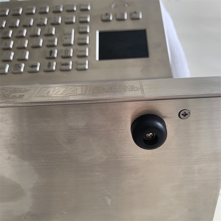 Teclado de computadora de seguridad intrínseca de minería FHJ5 (A) Teclado a prueba de explosiones de acero inoxidable Teclado a prueba de explosiones de minería