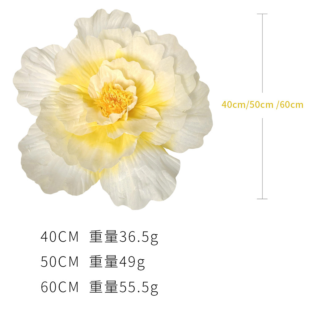 Simulación de flores grandes flores de boda flores de bienvenida flores de boda ventana de flores falsas espectáculo de disparo props diseño de escena artificial