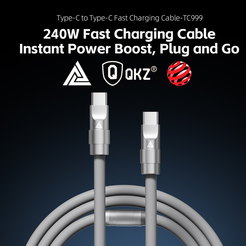 QKZ TC999 typec データケーブル 240W スーパーフラッシュ充電高速充電ケーブル Huawei Apple Xiaomi Android に適しています|undefined