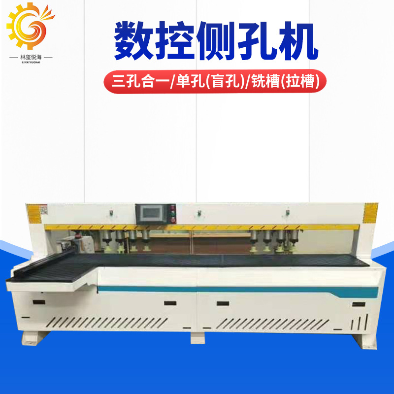 CNC 사이드 홀 머신 서보 더블 드라이브 캐비닛 도어 패널 가구 슬롯 구멍 절단 목공 CNC 자동 사이드 홀 머신