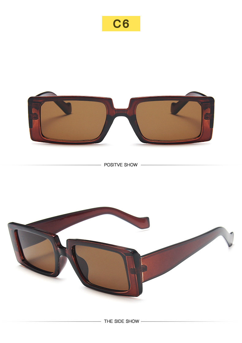 55g Weight UV400 Protection, Resin Lens Material Fashion Style White, Red, Transparent, Champagne, Yellow, Black Color Fashion UV400 Protection Resin Women's Sunglasses 6