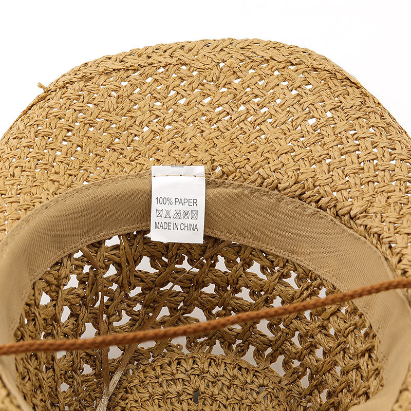 Unisex Retro Western Cowboy Straw Hat For Beach And Outdoor Travel_voghion.com