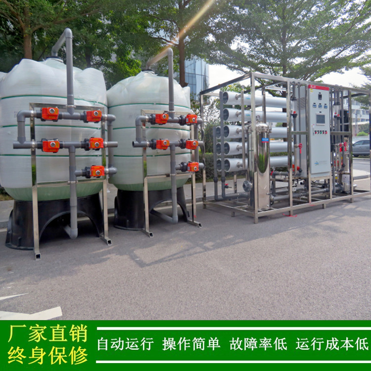 供应0.25t-10t工业纯水设备二级ro纯水处理设备反渗透纯净水设备