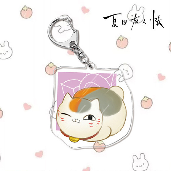 夏目友人帳 夏目貴志 猫先生 斑夏目玲子 周辺ギフト ペンダント アクリルキーホルダー|undefined