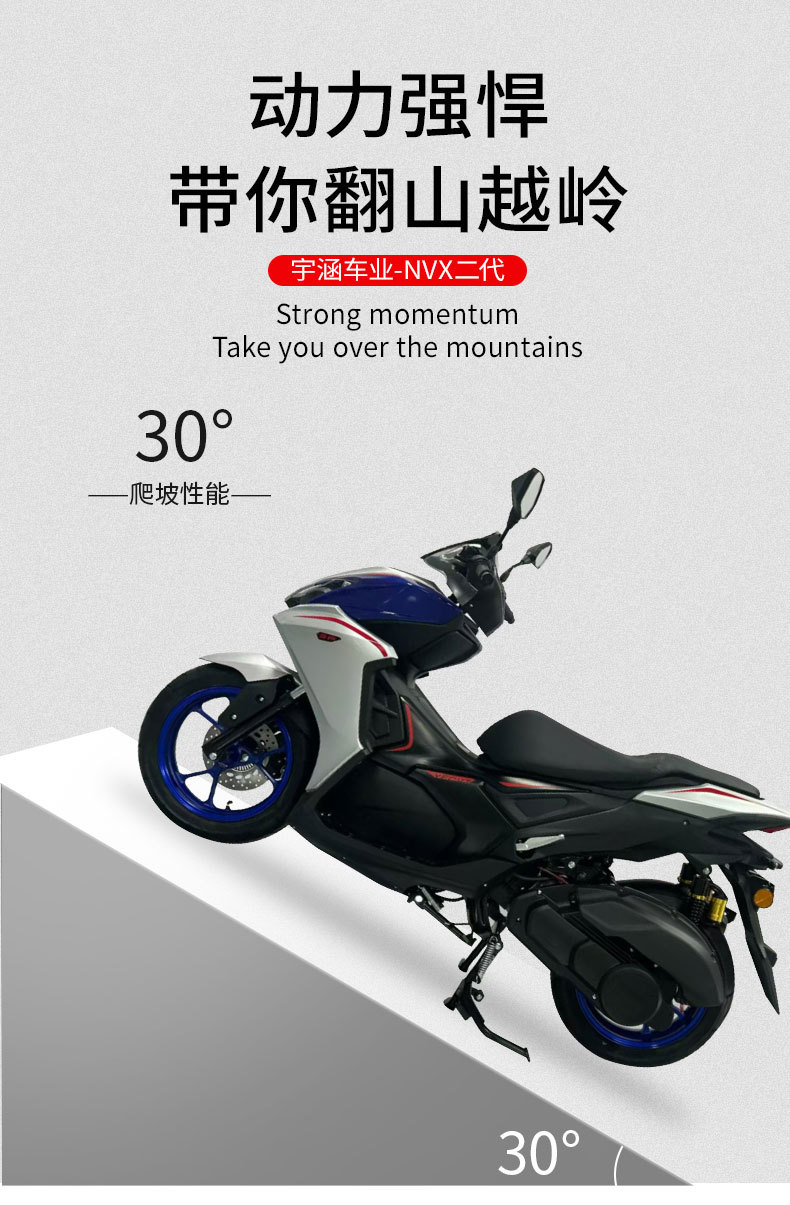 Foreign Trade Direct Supply Nvx Second Generation Scooter Motorcycle Oil Vehicle Off-Road Motorcycle Foreign Gasoline Motorcycle Turkey