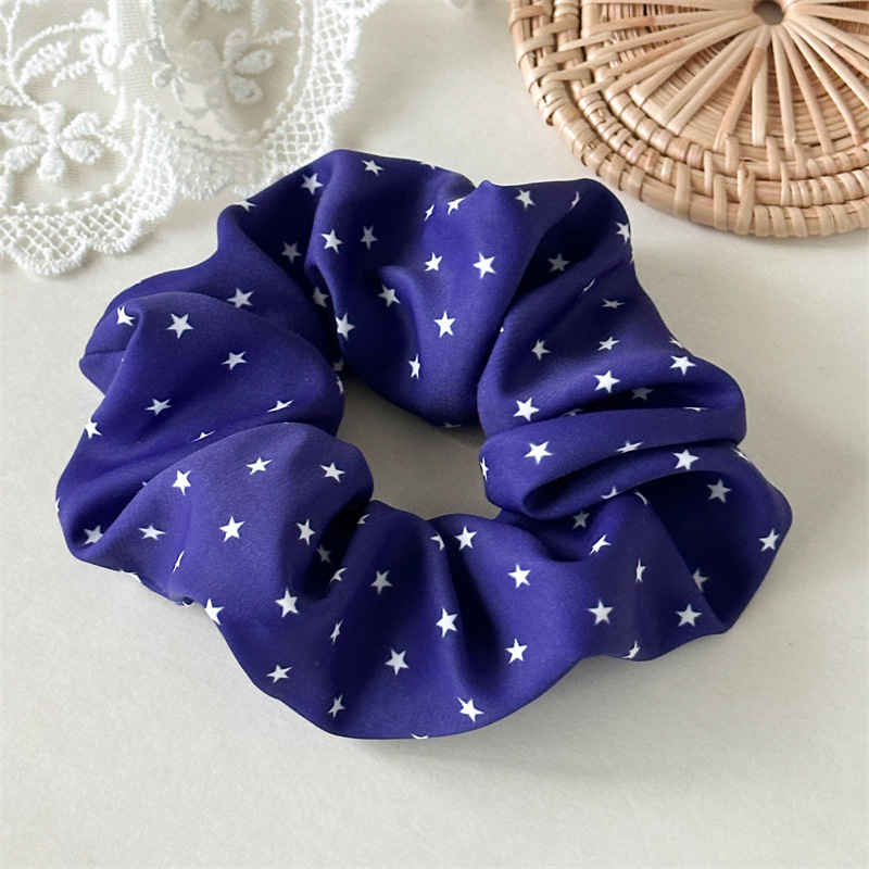 20g Weight Hair Tie Hair Accessories Type 1 Piece Quantity Casual, Holiday, Daily Occasion Cloth Material Stripe Pattern All Seasons Season Women's Gender Elegant, Sweet Style Elegant Sweet Women's Stripe Cloth Hair Tie 11