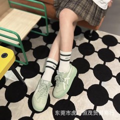 莆田高版本鬼冢虎Tokuten Chunk 复古小白鞋一脚蹬情侣休闲女鞋