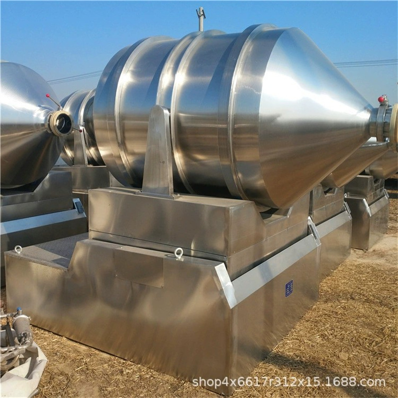 二手二维混合机 20立方不锈钢螺带混合机 二手v型混合机