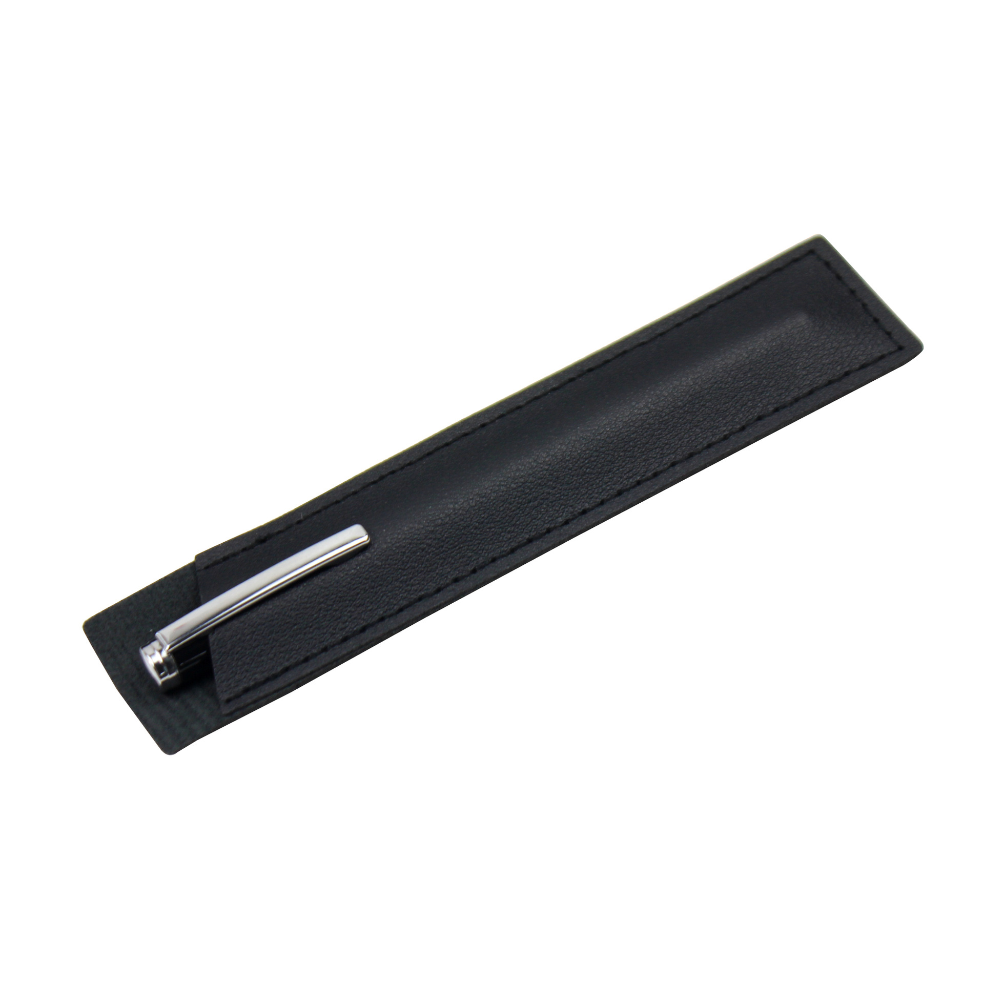 Estuche para lápices simple, cuero, regalo de empresa, estuche para lápices de cuero PU, estuche para lápices de góns, estuche para lápices resistentes a los arañazos