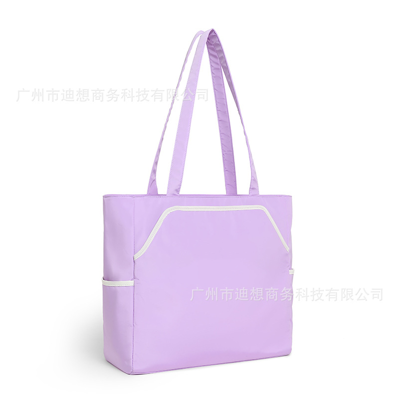 Bolsa de tenis para deportes al aire libre, bolsa de pelota de hombro único, bolsa de bádminton de gran capacidad para mujeres de alto valor facial image 4