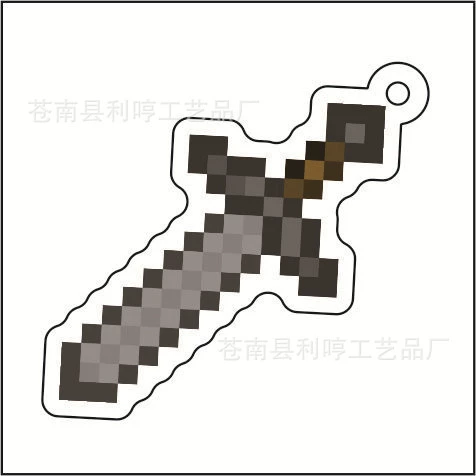 Cartoon acrylic keychain, backpack accessory