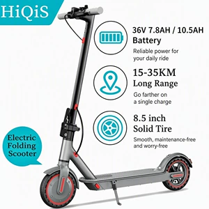 Source Manufacturer Wholesale 8.5inch Foldableable Electric Scooters European and American Overseas Warehouse One-Piece Battery Car