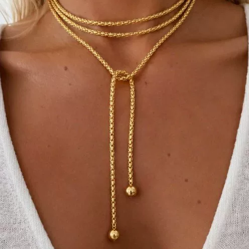 New European and American cross-border ins exquisite Y-shaped colorful diamond flower tassel necklace, light luxury layered five-piece necklace set wholesale