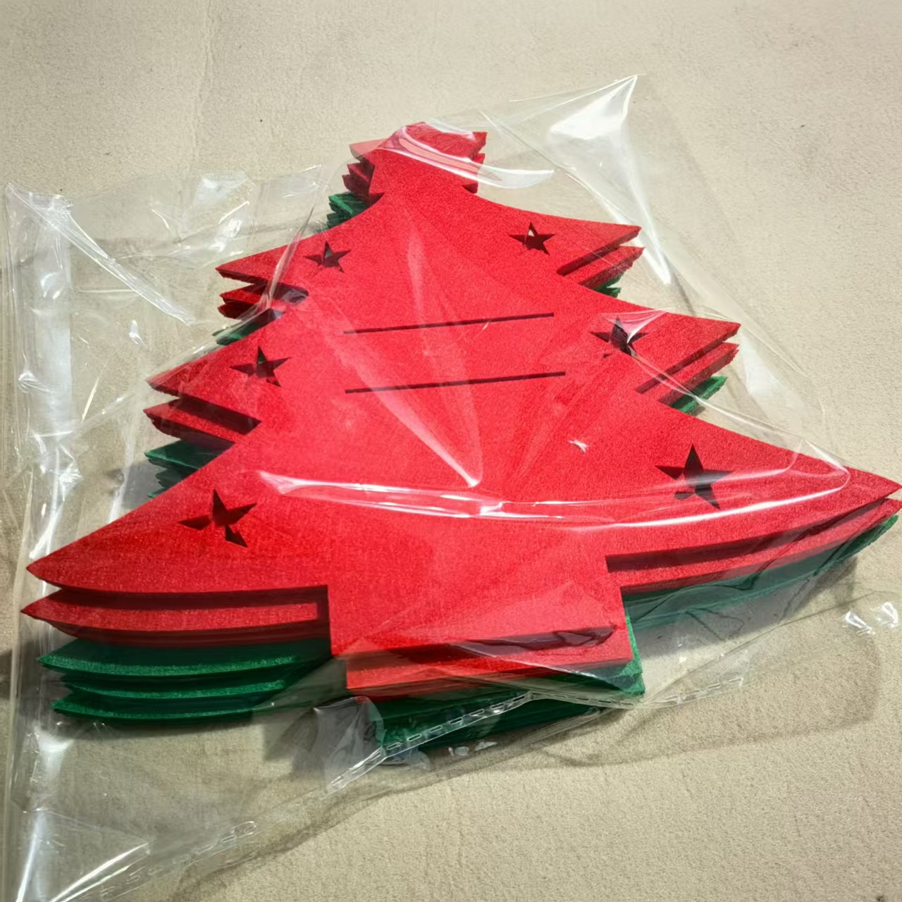 빨간색 6개, 녹색 6개 팩