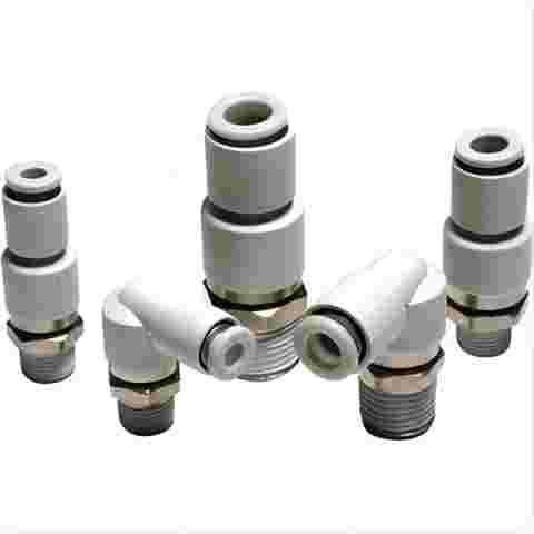 日本SMC回转式快换接头 KXL10-02S 用于摆动回转部分