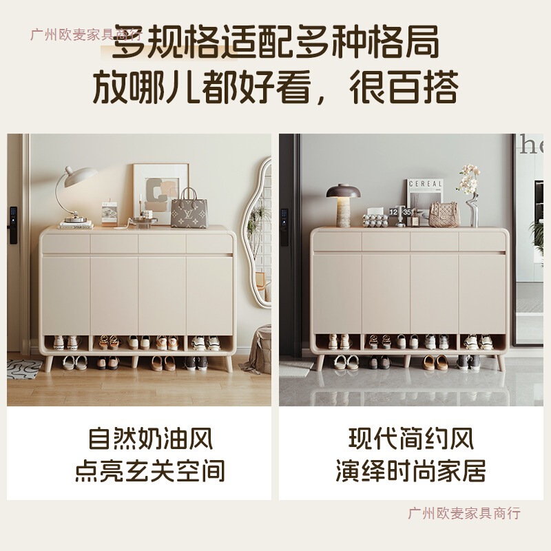 免安装鞋柜家用门口2025新款爆款高档好看入户玄关收纳柜一体靠墙|undefined