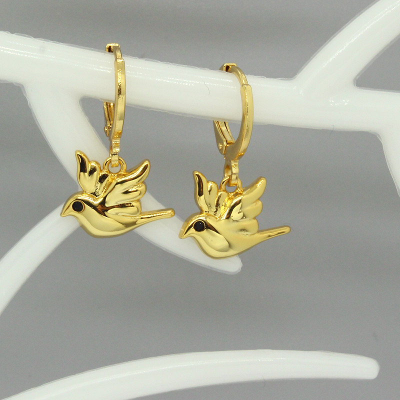 New Zircon Animal Meteor Earrings display picture 18