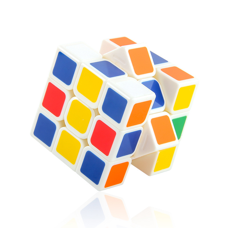 Nueva ciencia y educación educativa con primavera suave competencia de cubo de Rubik de tercer nivel carreras de color sólido de nivel positivo caja de color de cubo de Rubik al por mayor