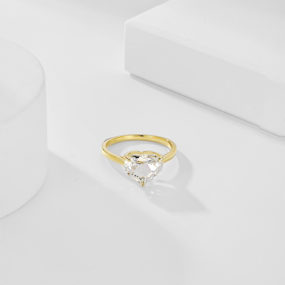3g Weight Zircon Inlay Material Rings Classification Daily Occasion 925 Sterling Silver Material Valentine'S Day, Mother'S Day Festival Heart Shape Pattern 2025 Spring and Summer Season Women's Gender Plating Design Elegant, Simple Style Style 925 Sterling Silver Heart Shape Zircon Valentine'S Day Mother'S Day Rings 8