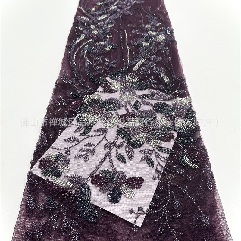 Vestido de boda europeo y americano Suzhou cheongsam ropa de moda tela de vestido comercio exterior transfronterizo al por mayor tela bordada image 5