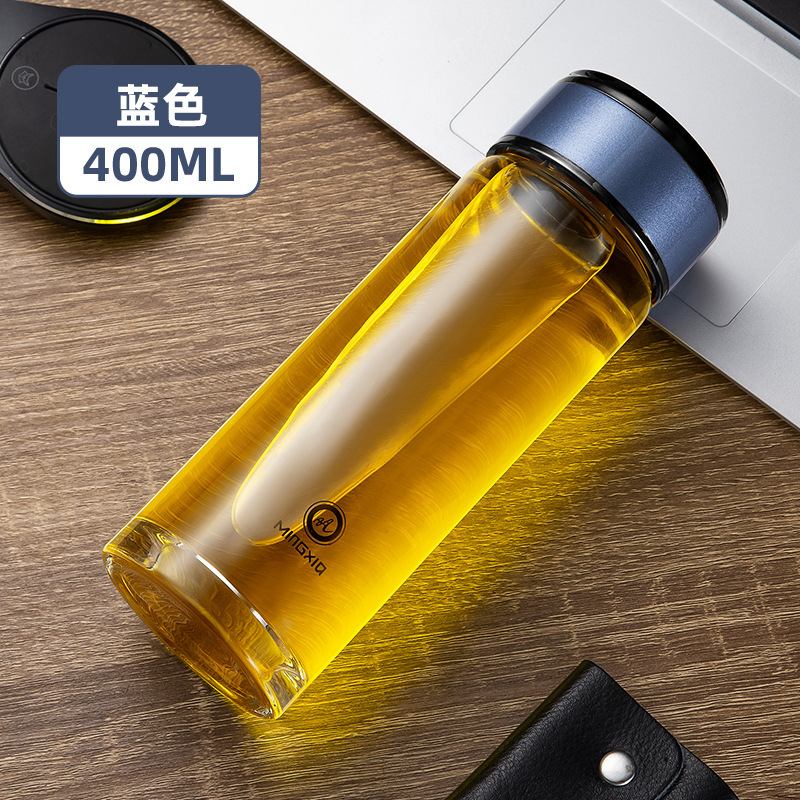 明霞単層グラス男性携帯車載カップ家庭用透明カップ|undefined