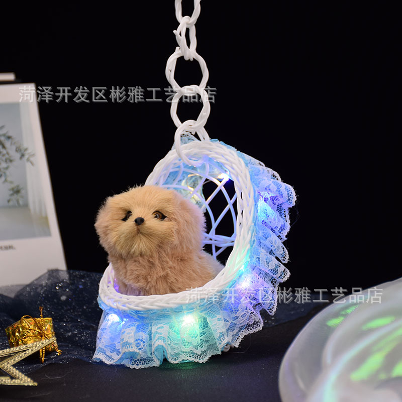 Cestas luminosas con lámparas y llamadas gatitos, simulación de gatos, juguetes luminosos para niños, estandos, puntos de venta.