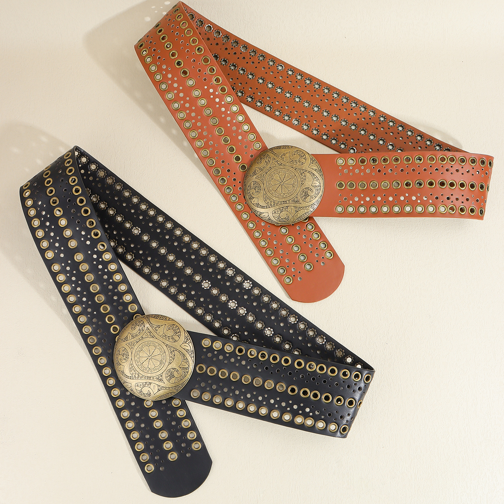 200g Weight Belt Classification 1 Piece Quantity Holiday, Banquet, Daily Occasion Pu Leather, Alloy Material Geometric Pattern Women's Gender Plating Design Retro, Vintage Style, Bohemian Style Retro Vintage Style Bohemian Geometric Pu Leather Alloy Plating Women's Leather Belts 无
