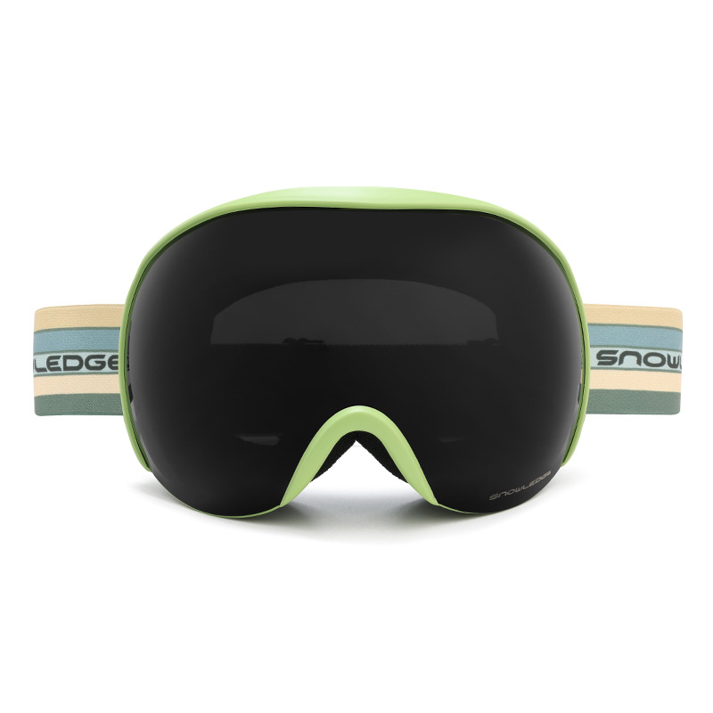 Lyžařské pánské a dámské outdoorové brýle s kulatým designem a proti zamlžování_voghion.com