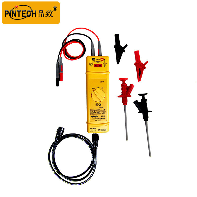 品致PINTECH 分离式有源差分探头DP-35示波器隔离探棒35MHz 电压1