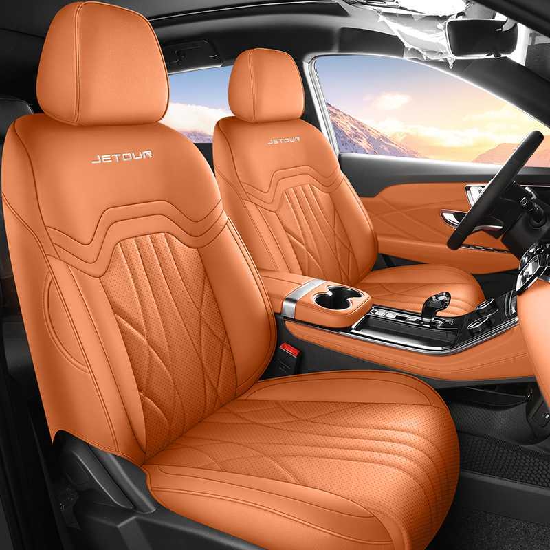 Jetour Seat Cover for Jetour Shanhai L7 Five/Seven Seats Full Cover Leather (Modelə uyğun (Original) oturacaq örtükləri) - five-seats-rear-row-half-cover